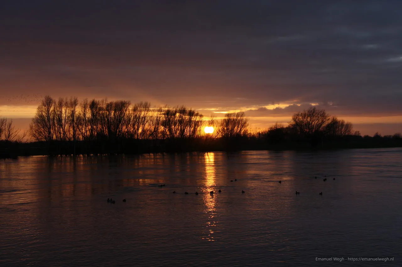 zonsondergang